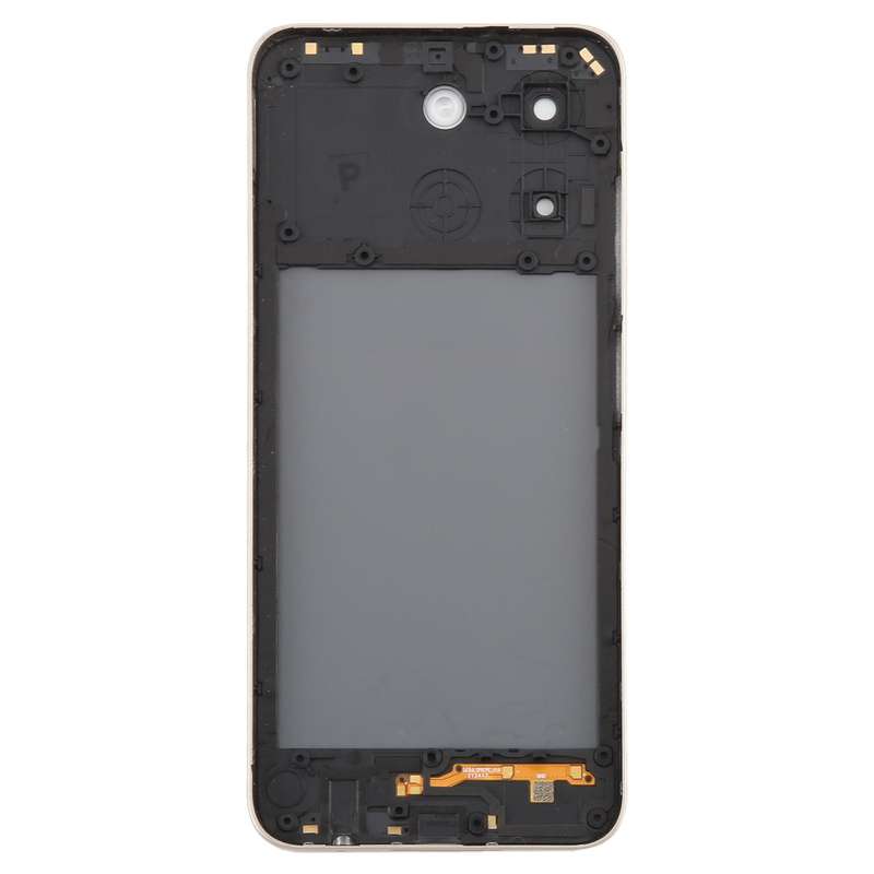 For ZTE Blade A55 Z2450 Battery Back Cover with Middle Frame / Camera Lens Cover(Black)