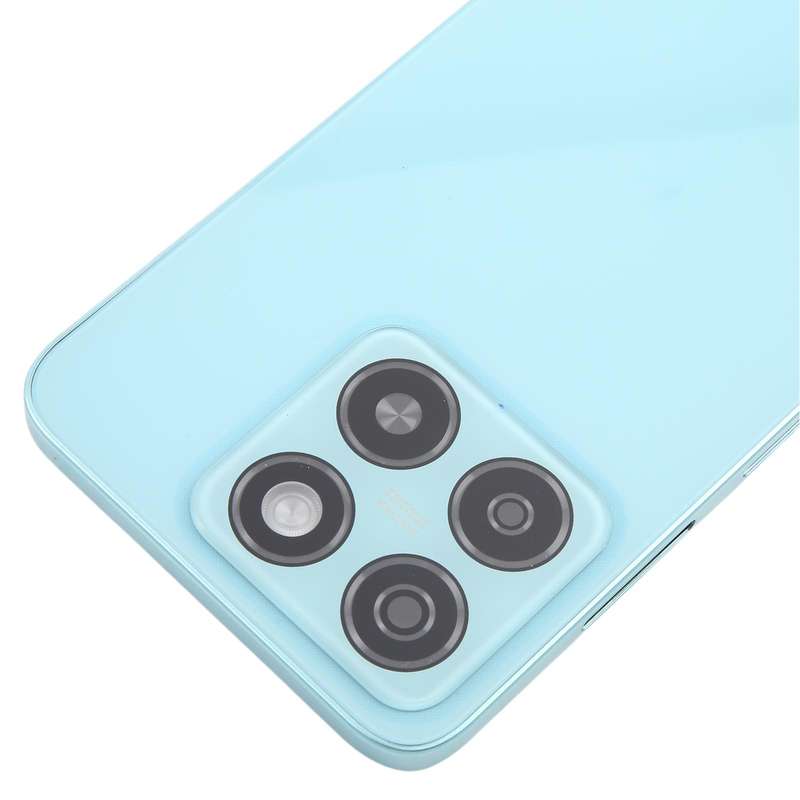 For ZTE Blade A55 Z2450 Battery Back Cover with Middle Frame / Camera Lens Cover(Black)