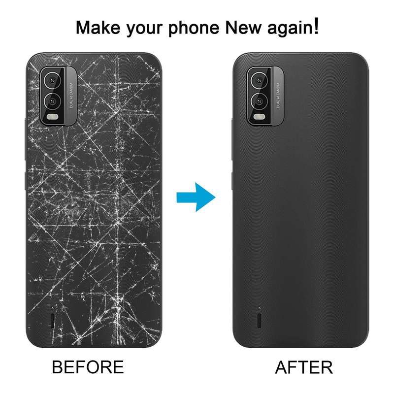 For Nokia C210 Original Battery Back Cover(Black)