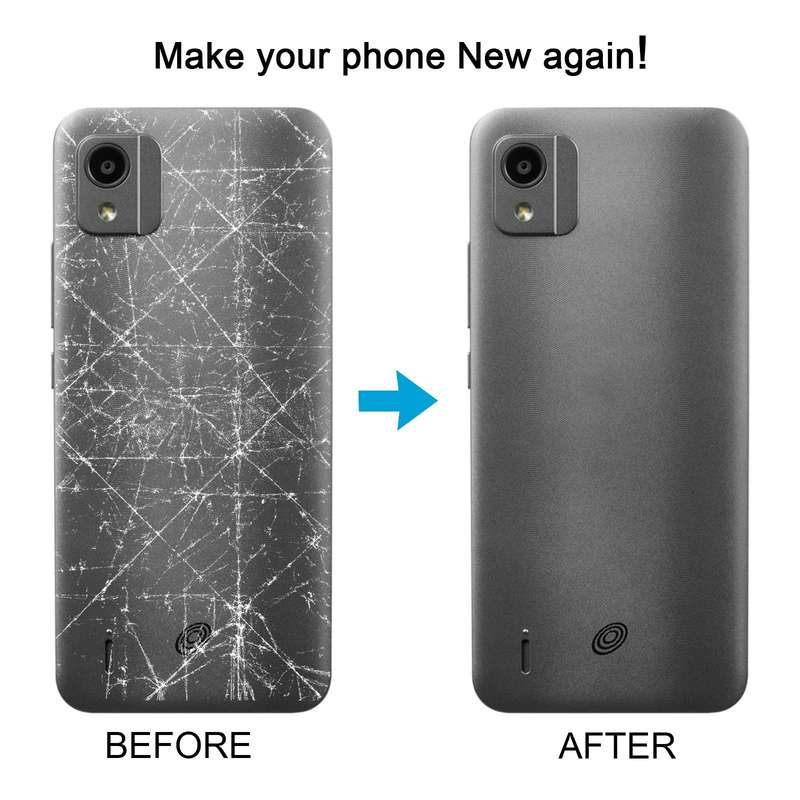 For Nokia C110 Original Battery Back Cover(Grey)