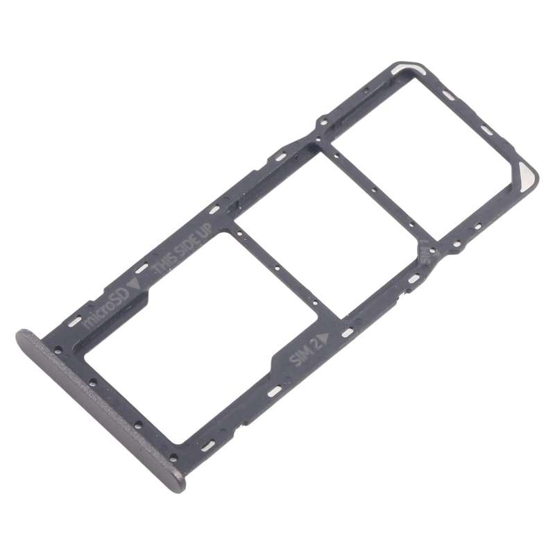 For Nokia C32 Original SIM Card Tray + SIM Card Tray + Micro SD Card Tray (Black)