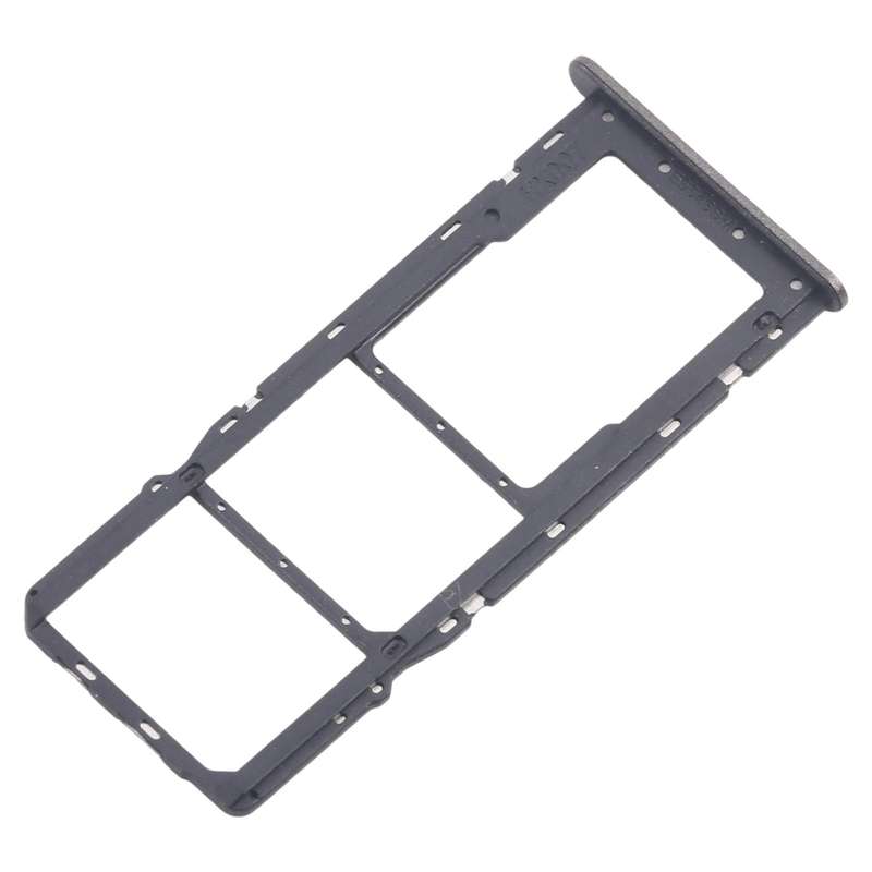 For Nokia C32 Original SIM Card Tray + SIM Card Tray + Micro SD Card Tray (Black)