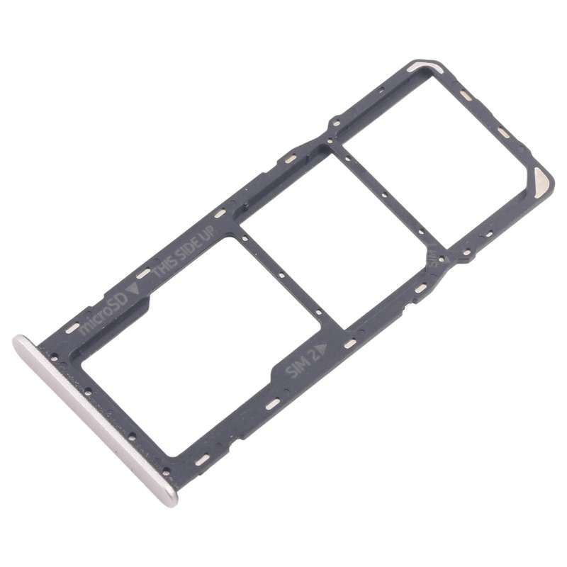 For Nokia C32 Original SIM Card Tray + SIM Card Tray + Micro SD Card Tray (Black)