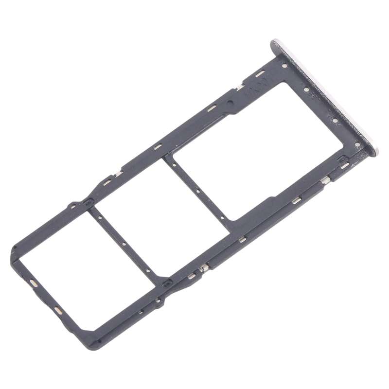 For Nokia C32 Original SIM Card Tray + SIM Card Tray + Micro SD Card Tray (Black)
