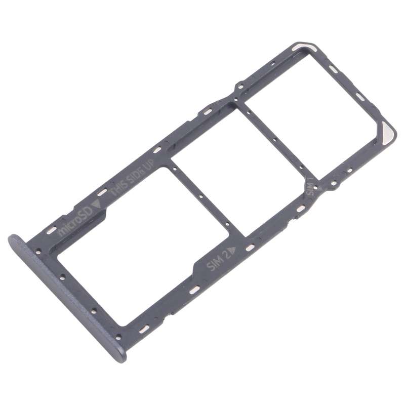 For Nokia C32 Original SIM Card Tray + SIM Card Tray + Micro SD Card Tray (Black)