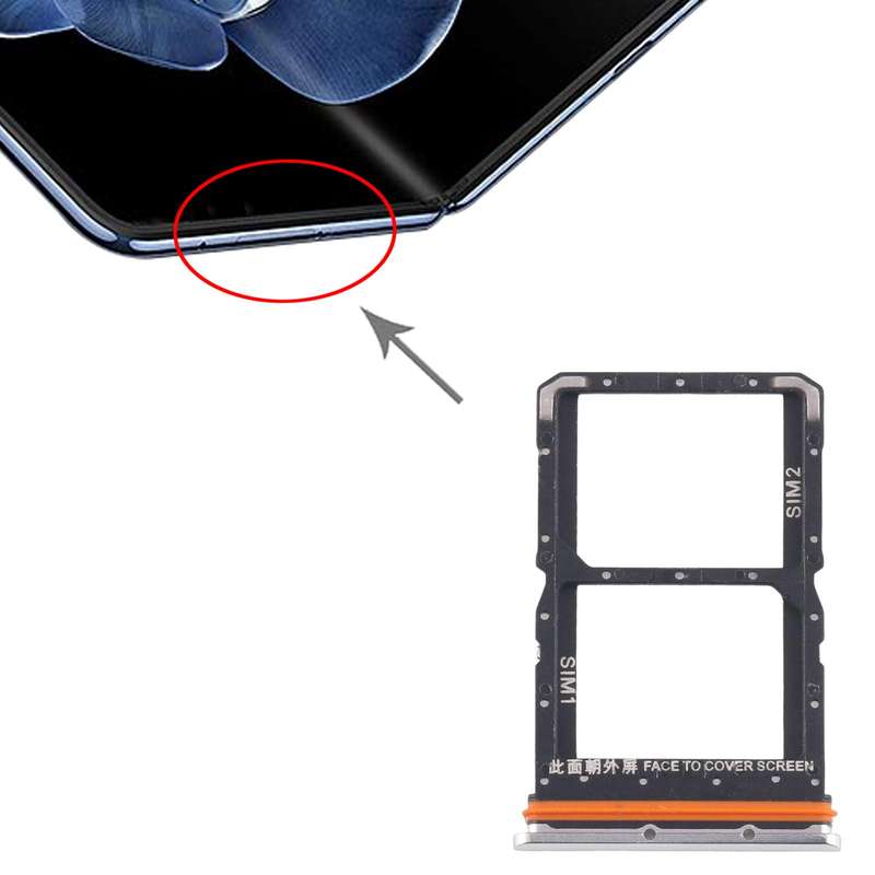 For Xiaomi Mix Fold 4 Original SIM Card Tray + SIM Card Tray (Black)