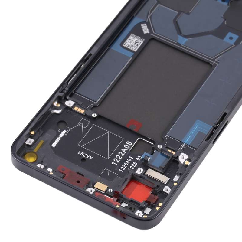 Original LCD Screen For OPPO Reno7 Pro 5G Digitizer Full Assembly with Frame (Gold)