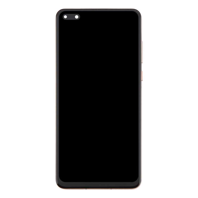 For Huawei P40 TFT LCD Screen Digitizer Full Assembly with Frame, Not Supporting Fingerprint Identif