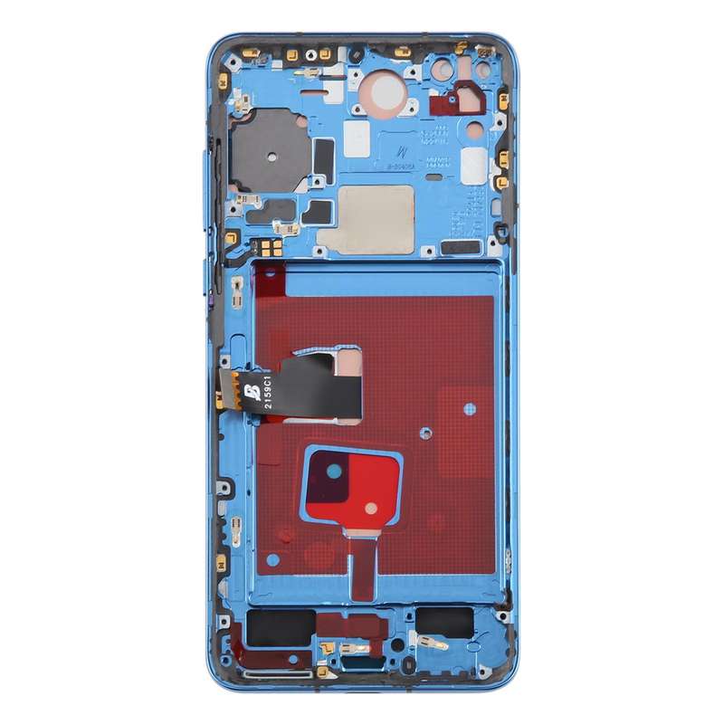 For Huawei P40 TFT LCD Screen Digitizer Full Assembly with Frame, Not Supporting Fingerprint Identif