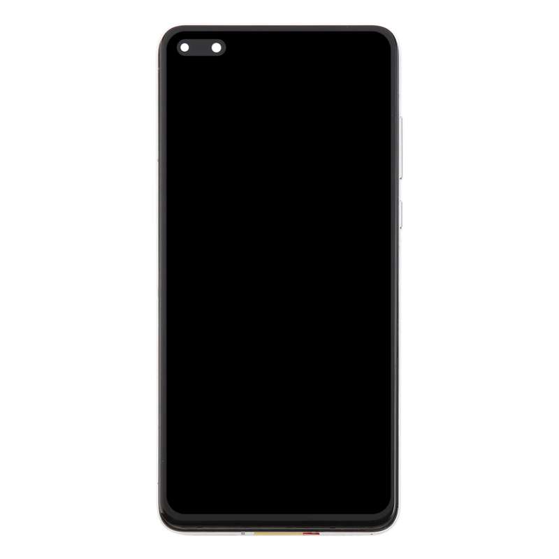 For Huawei P40 TFT LCD Screen Digitizer Full Assembly with Frame, Not Supporting Fingerprint Identif
