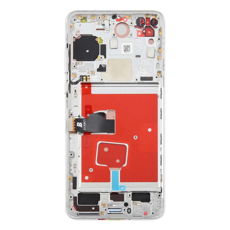 For Huawei P40 TFT LCD Screen Digitizer Full Assembly with Frame, Not Supporting Fingerprint Identif