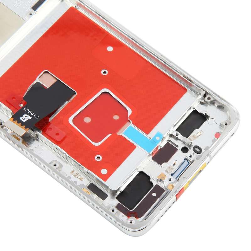 For Huawei P40 TFT LCD Screen Digitizer Full Assembly with Frame, Not Supporting Fingerprint Identif