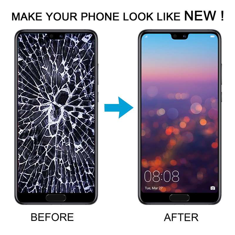 For Huawei P20 Pro TFT LCD Screen Digitizer Full Assembly with Frame, Not Supporting Fingerprint Ide