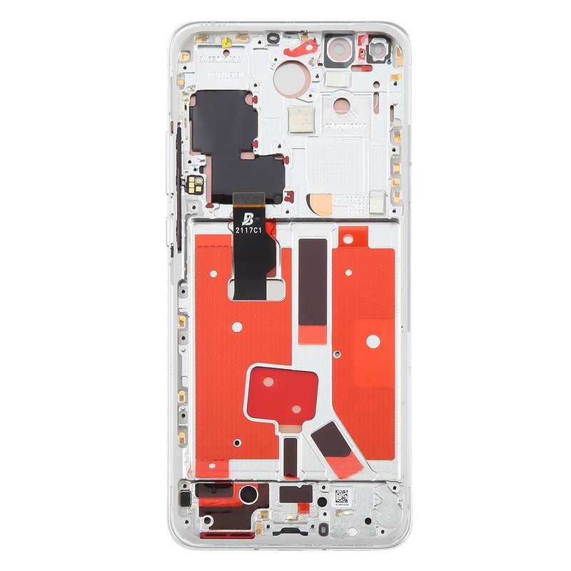 For Huawei P40 Pro TFT LCD Screen Digitizer Full Assembly with Frame, Not Supporting Fingerprint Ide