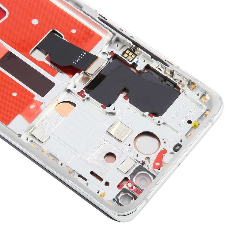 For Huawei P40 Pro TFT LCD Screen Digitizer Full Assembly with Frame, Not Supporting Fingerprint Ide