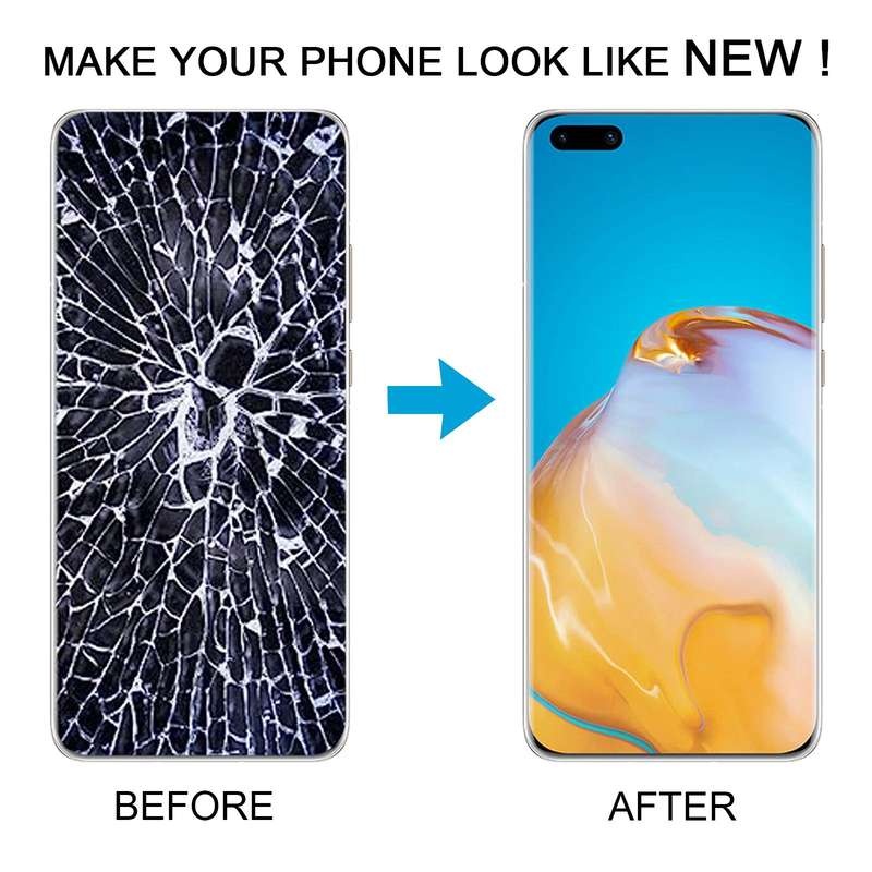 For Huawei P40 Pro TFT LCD Screen Digitizer Full Assembly with Frame, Not Supporting Fingerprint Ide