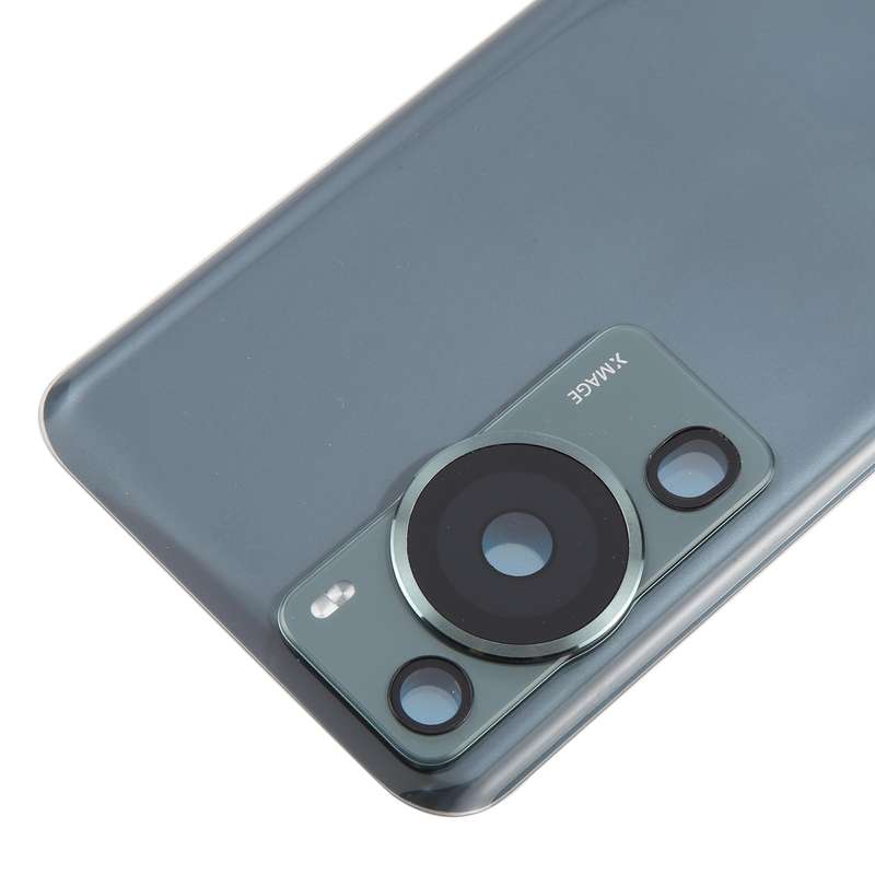 For Huawei P60 Pro Battery Back Cover with Camera Lens Cover(Black)