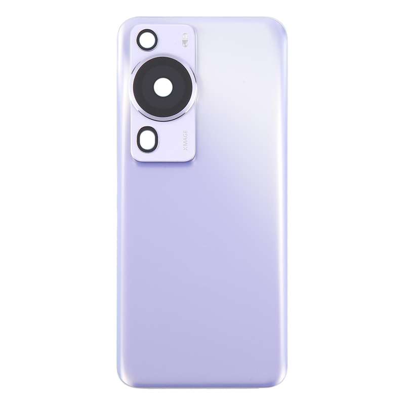 For Huawei P60 Pro Battery Back Cover with Camera Lens Cover(Black)