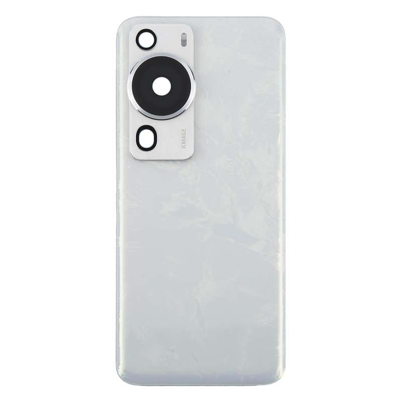 For Huawei P60 Pro Battery Back Cover with Camera Lens Cover(Black)