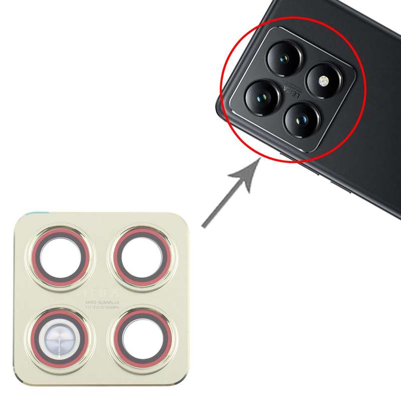 For Xiaomi 14T Original Rear Camera Lens Cover (Black)