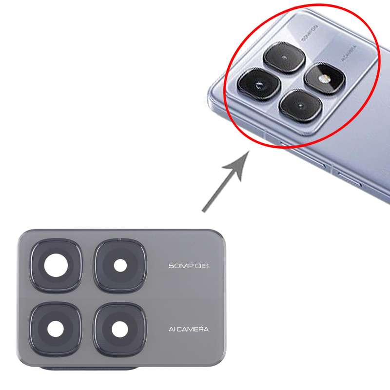 For Xiaomi Redmi K70 Ultra Original Rear Camera Lens Cover (Black)