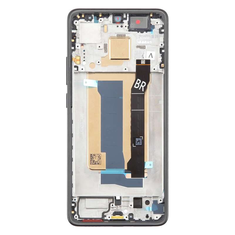 For Xiaomi Redmi Turbo 4 AMOLED Original LCD Screen Digitizer Full Assembly with Frame (Black)