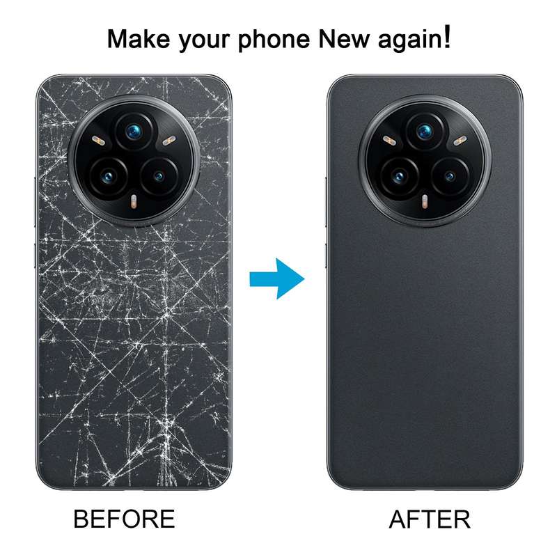 For Realme 14 Pro Original Battery Back Cover with Camera Lens Cover(Black)