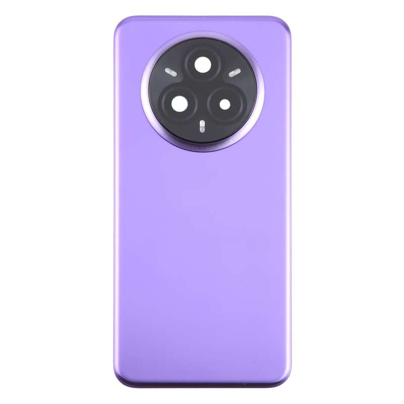 For Realme 14 Pro+ Original Battery Back Cover with Camera Lens Cover(Purple)