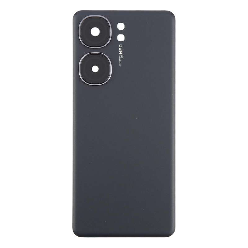 For vivo iQOO Neo9 Pro Battery Back Cover with Camera Lens Cover(Black)