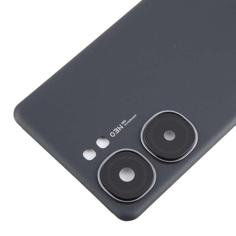 For vivo iQOO Neo9 Pro Battery Back Cover with Camera Lens Cover(Black)
