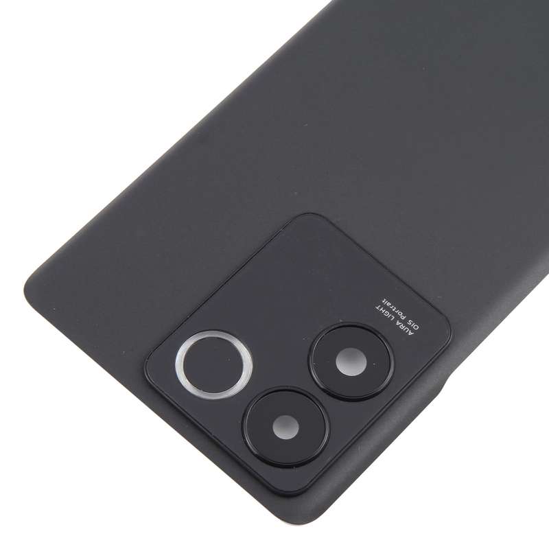 For vivo S17e Battery Back Cover with Camera Lens Cover(Black)