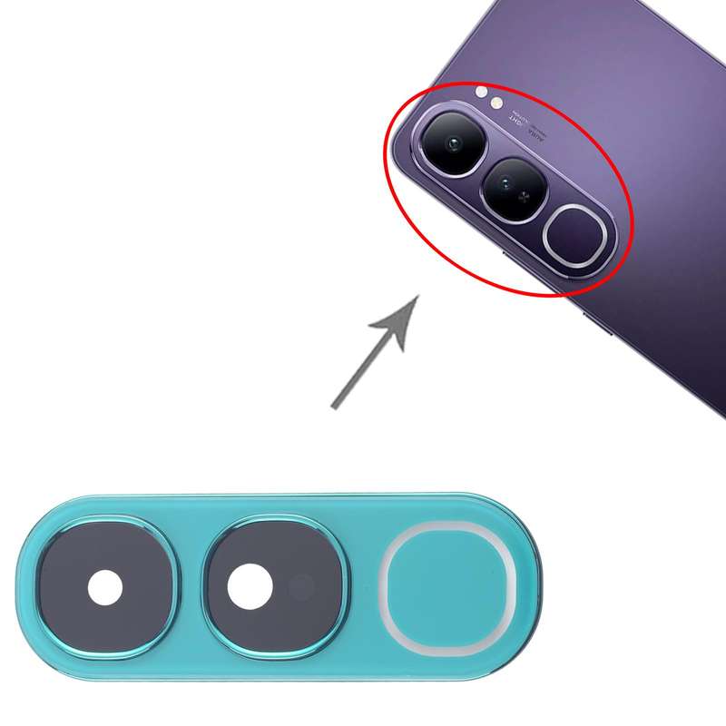 For vivo V40 Lite 5G IDN Version Rear Camera Lens Cover (Green)