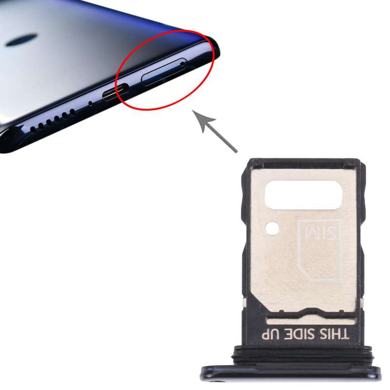 For Motorola Edge 30 Ultra / Edge X SIM Card Tray (Black)