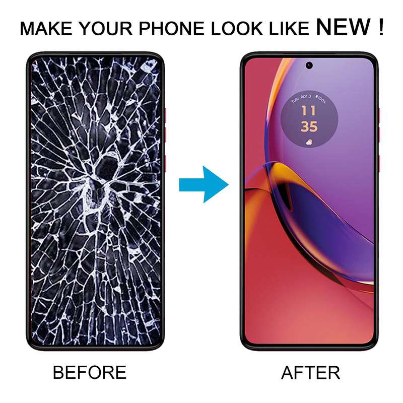 For Motorola Moto G84 5G AMOLED Original LCD Screen with Digitizer Full Assembly