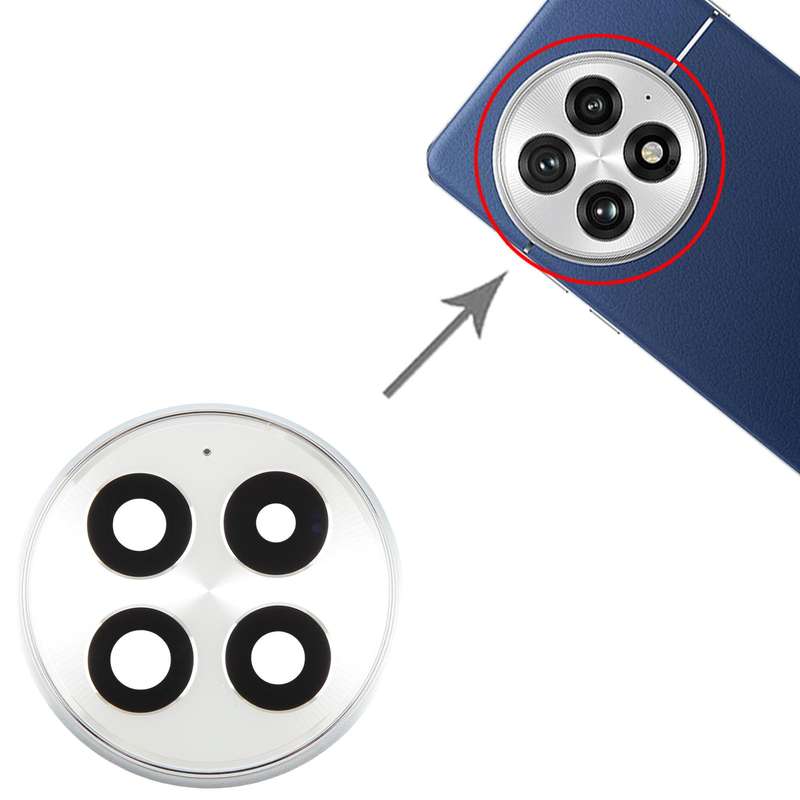 For OnePlus 13 CPH2655 CPH2653 PJZ110 Original Rear Camera Lens Cover (Silver)