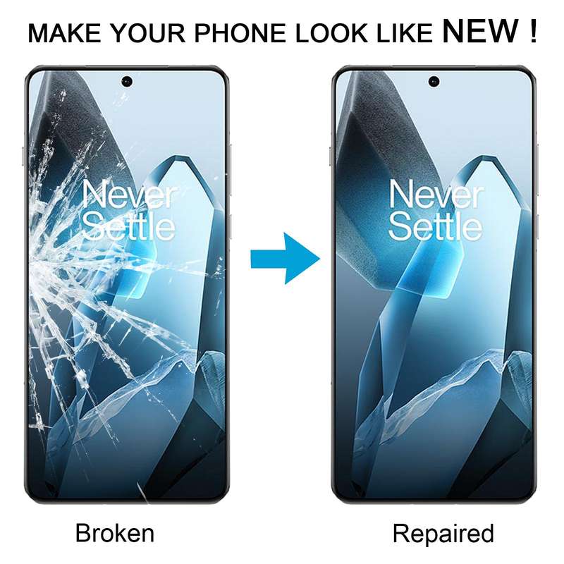 For OnePlus 13 CPH2655 CPH2653 PJZ110 Front Screen Outer Glass Lens with OCA Optically Clear Adhesiv