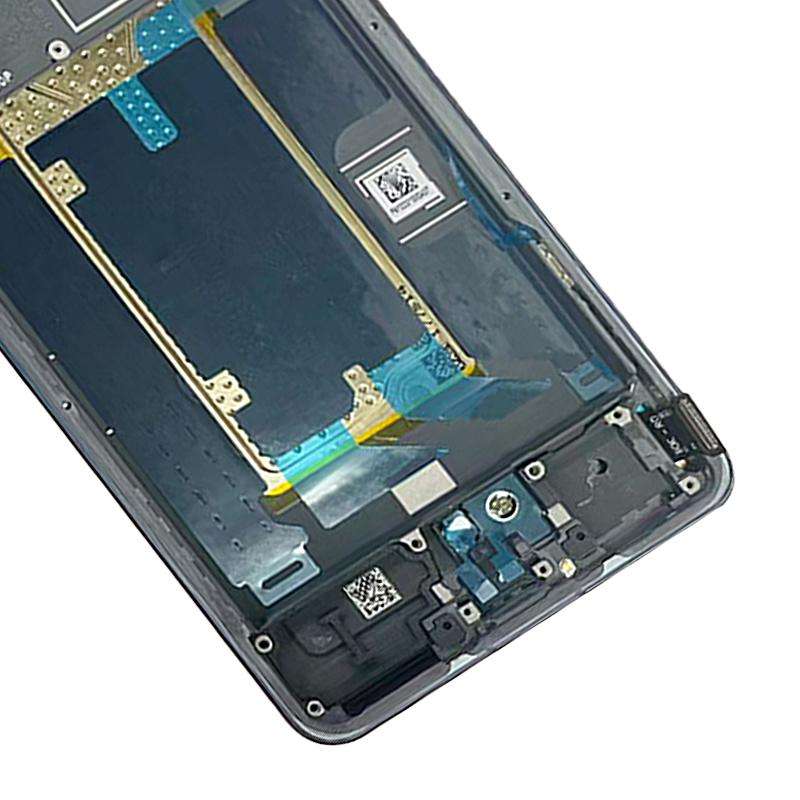 For OnePlus 13R CPH2645 CPH2691 CPH2647 Middle Frame Bezel Plate (Black)