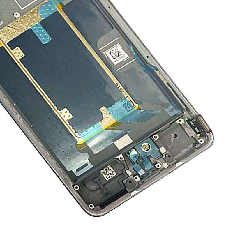 For OnePlus 13R CPH2645 CPH2691 CPH2647 Middle Frame Bezel Plate (Black)