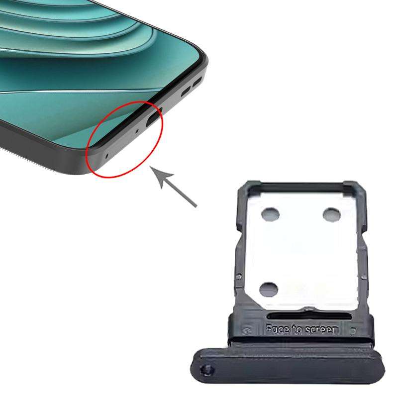 For OnePlus Ace 2V PHK110 SIM Card Tray (Black)