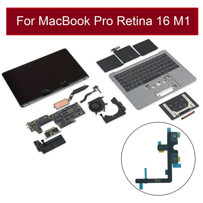 Microphone Flex Cable for MacBook Pro 16 2021 A2485 / Pro 16 2023 A2780