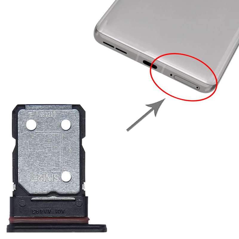 For OnePlus Ace Pro PGP110 SIM + SIM Card Tray (Black)