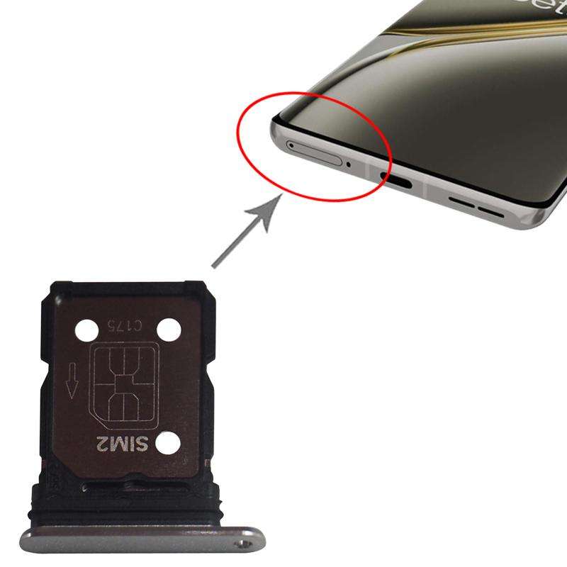 For OnePlus Ace 3 Pro PJX110 PGP110 SIM + SIM Card Tray (Silver)