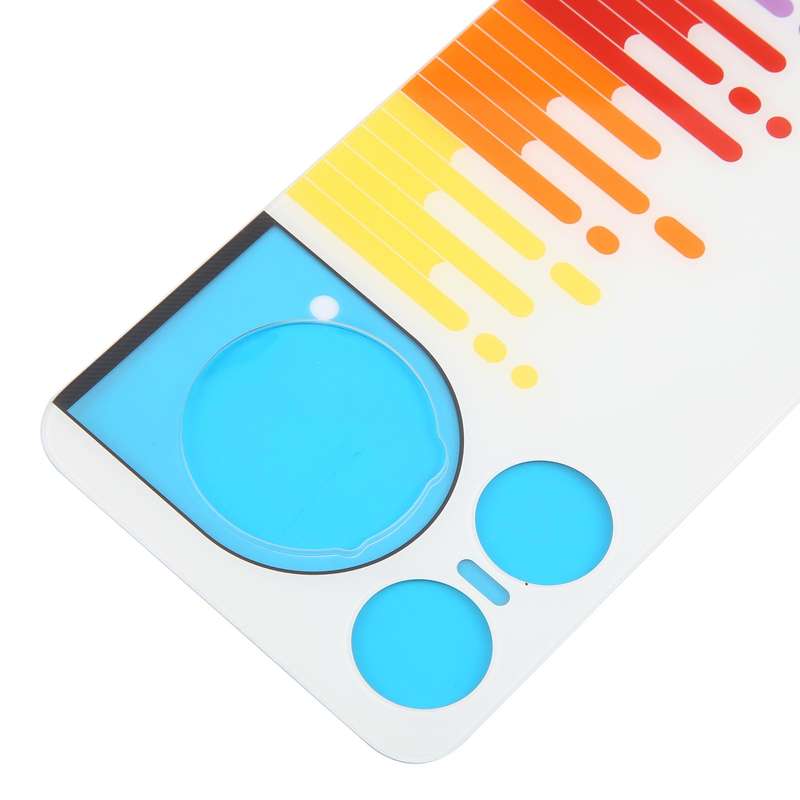 For ZTE nubia Music 2 Glass Battery Back Cover with Adhesive(White)