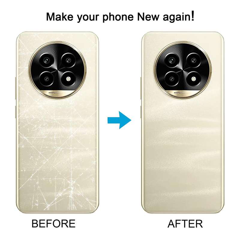 For Realme 13 Pro+ Back Cover(Gold)