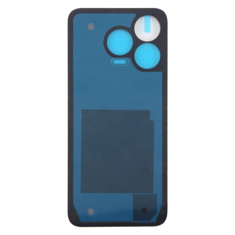 For ZTE Blade V70 Design Glass Battery Back Cover with Adhesive(Black)