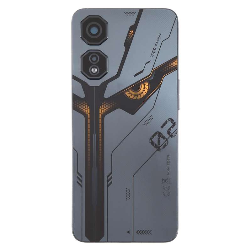 For ZTE nubia Neo 2 Z2352N Plastic Battery Back Cover with Camera Lens Cover(Gray)