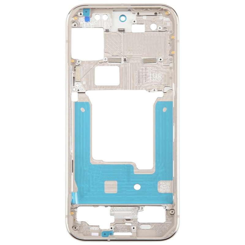 For Google Pixel 9 Pro Original Middle Frame Bezel Plate (Black)