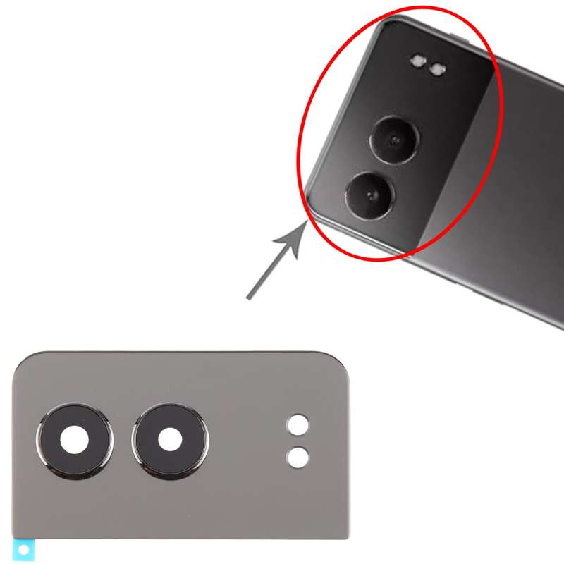 For OnePlus Nord 4 Original Rear Camera Lens Cover (Black)