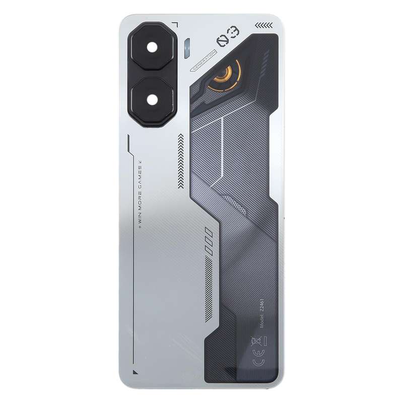 For ZTE nubia Neo 3 Plastic Battery Back Cover with Camera Lens Cover(Black)