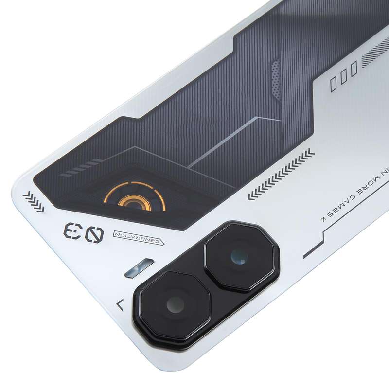 For ZTE nubia Neo 3 Plastic Battery Back Cover with Camera Lens Cover(Black)